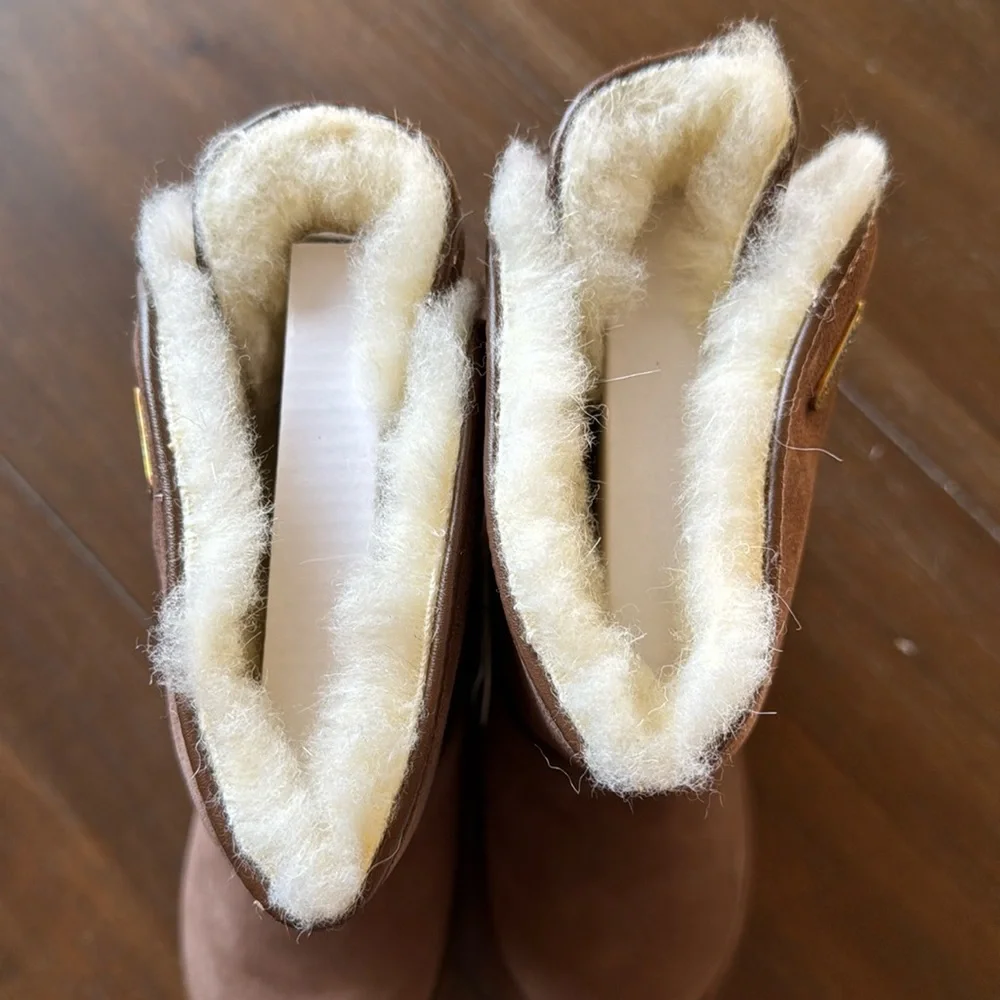 New Size 12 EMU Australia Airlie Suede merino wool lining waterproof boots